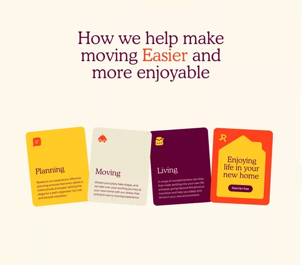Relocate now - Landing design inspiration