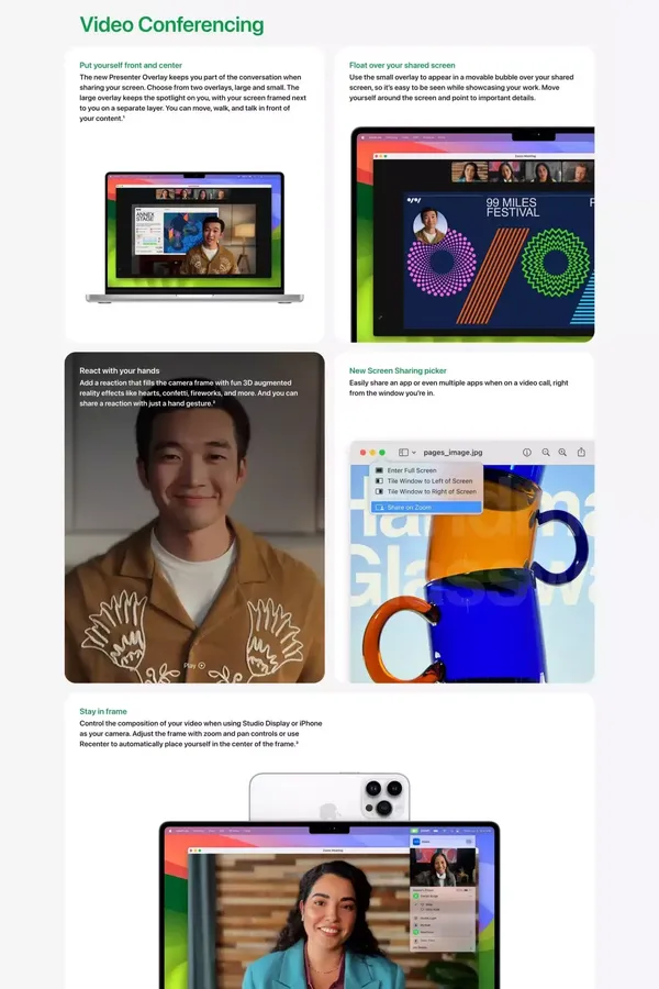 macOS Sonoma Preview - Apple - Landing design inspiration