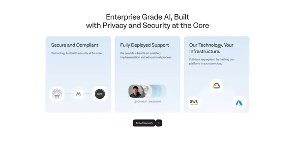 Noxus - One Platform. All Things Enterprise AI - Landing design inspiration