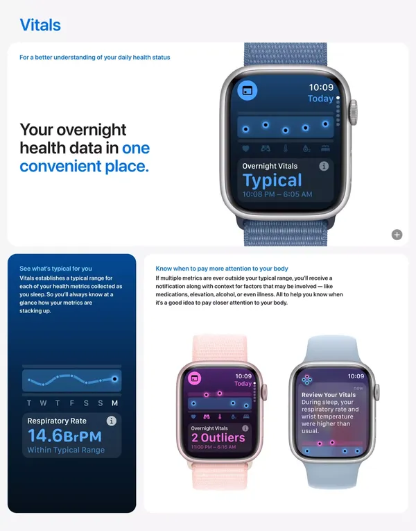watchOS 11 Preview - Apple - Landing design inspiration