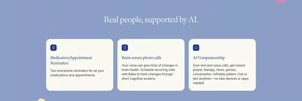 Baba Care | The assistant for self-care and caregiving. - Landing design inspiration