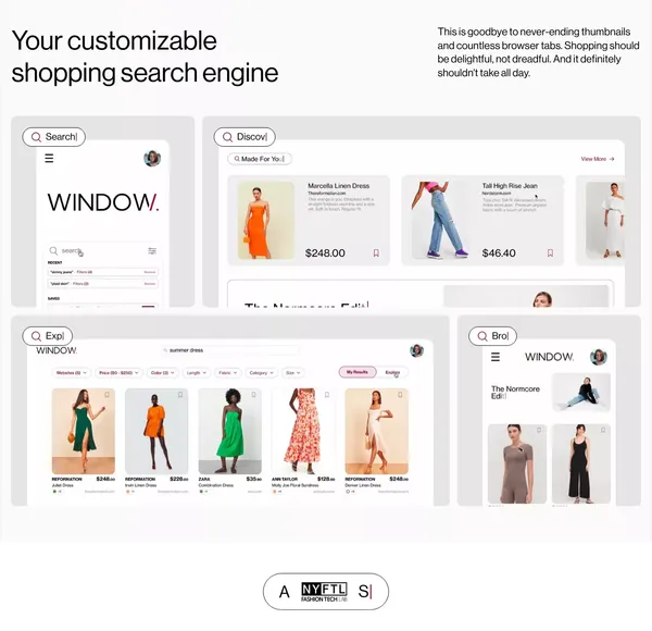 Window - A personalized shopping platform - Landing design inspiration