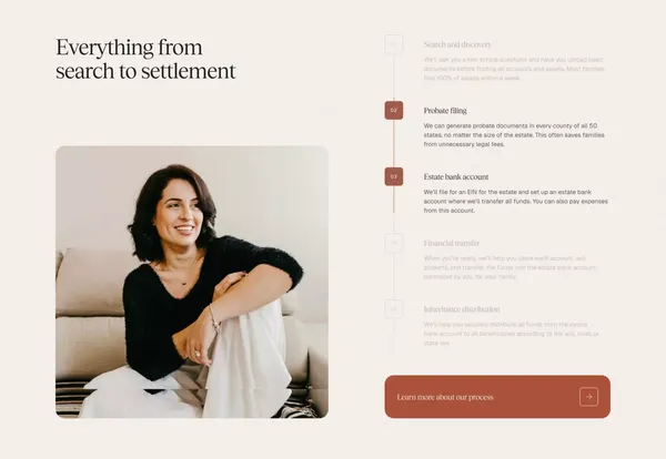 Sunset — Find what they left behind. - Landing design inspiration