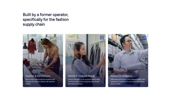 Ameba: Cut the wasted time, money and product in your supply chain - Landing design inspiration