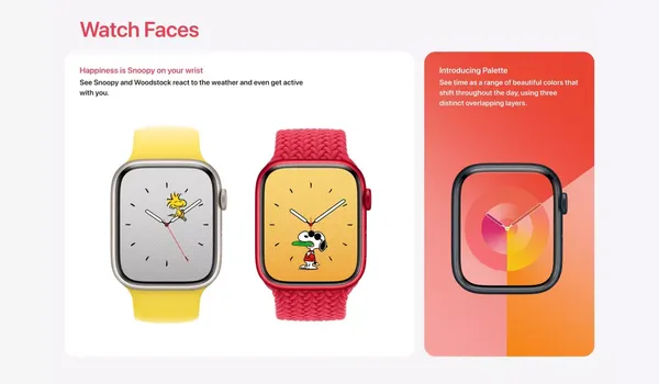 watchOS 10 Preview - Apple - Landing design inspiration