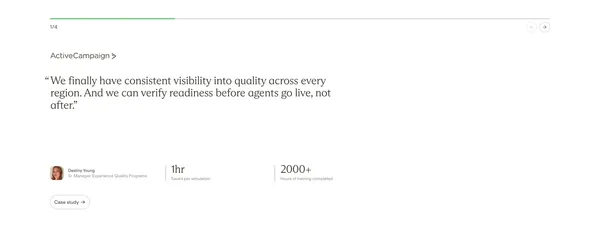Solidroad - Precision AI QA & Coaching for CX Teams - Landing design inspiration