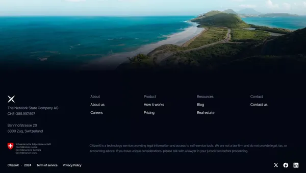 CitizenX | The most trusted Citizenship by Investment platform - Landing design inspiration