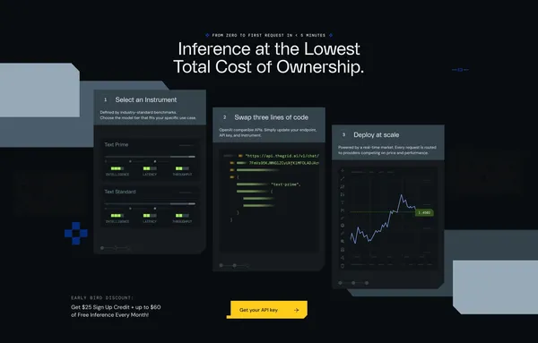 The Grid - Landing design inspiration