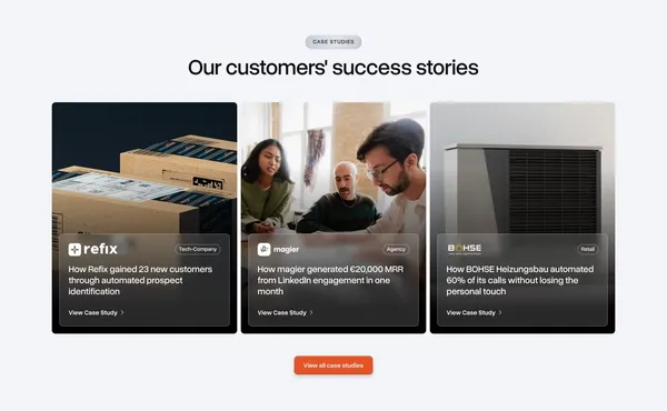 Your AI & Automation Agency — bakedwith - Landing design inspiration