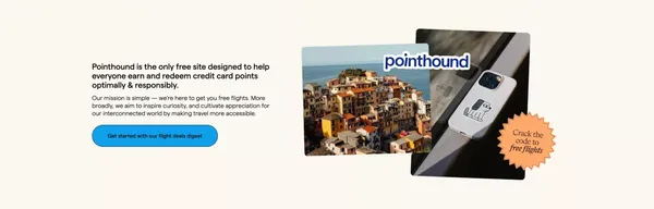 Pointhound - Landing design inspiration