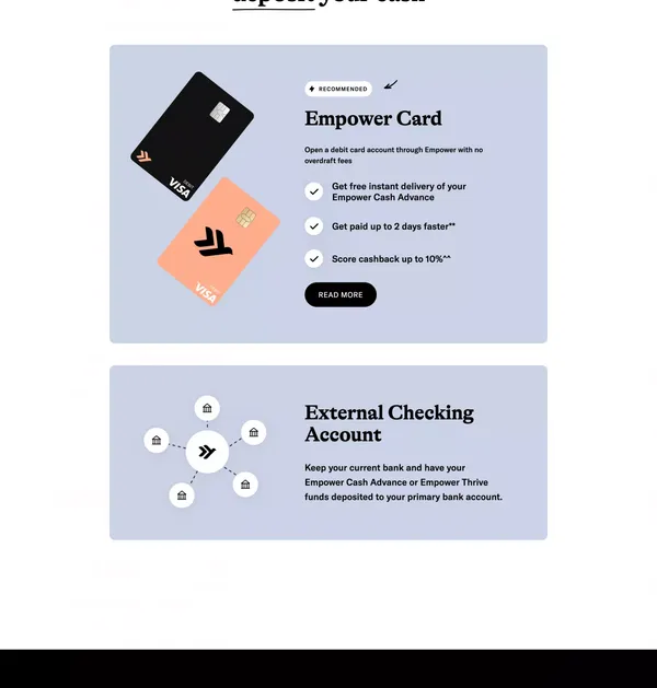 Affordable Credit, Designed for Everyone │ Empower - Landing design inspiration