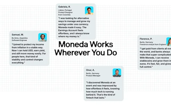 Moneda | Self-Custodial Neo Finance - Landing design inspiration