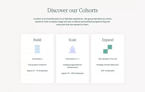Venwise | Where the C-suite connects for advice - Landing design inspiration