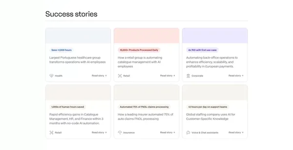 Noxus - Build Enterprise Autonomy with AI Employees - Landing design inspiration