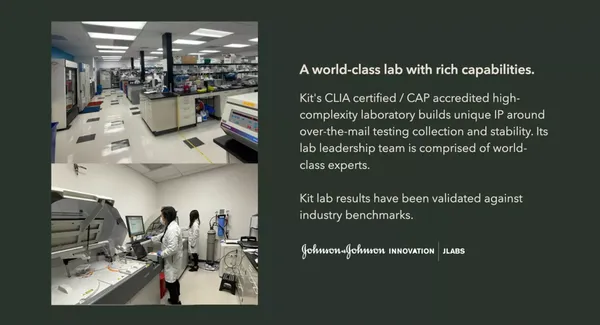 Kit: at-home health testing for your business - Landing design inspiration