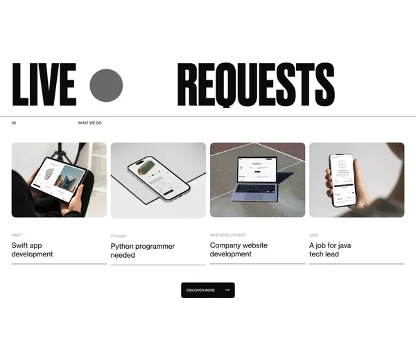 Unbench - Landing design inspiration