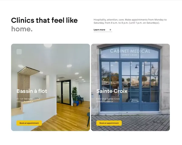 Primary - Your modern medical practice. - Landing design inspiration