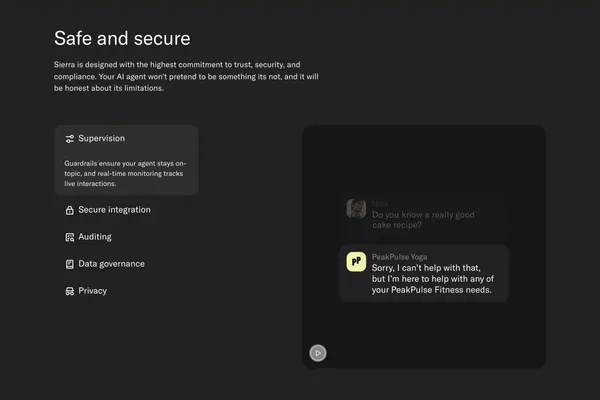 Sierra - The Conversational AI Platform - Landing design inspiration