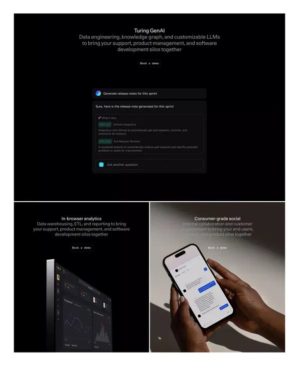 DevRev OneCRM - Landing design inspiration