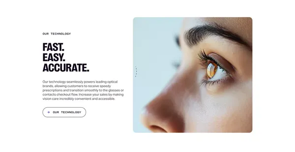 Vision Care at the Speed of Sight – Eyebot - Landing design inspiration