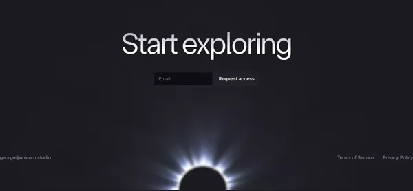 Unicorn Studio — WebGL design tool - Landing design inspiration