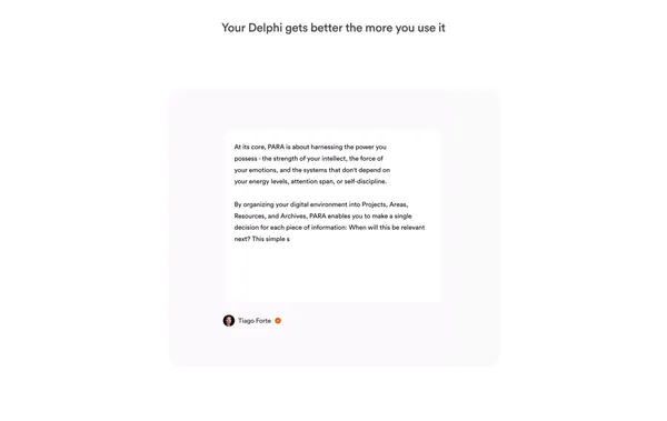 Delphi - Landing design inspiration