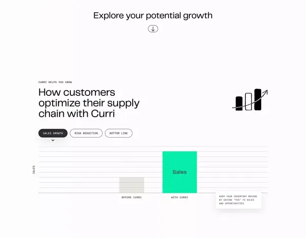 Curri | Delivery logistics for the built world - Landing design inspiration