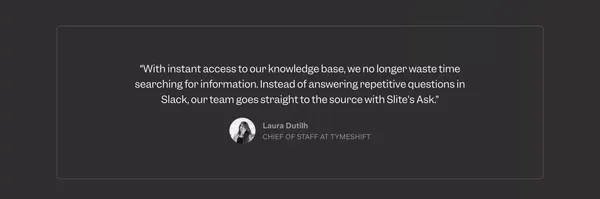 Slite - AI-powered knowledge base - Landing design inspiration