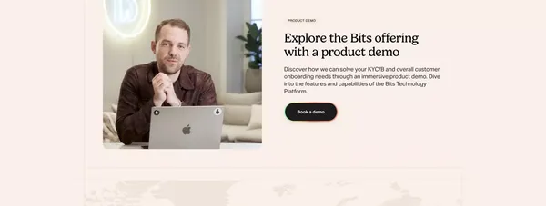 Bits Technology - Landing design inspiration