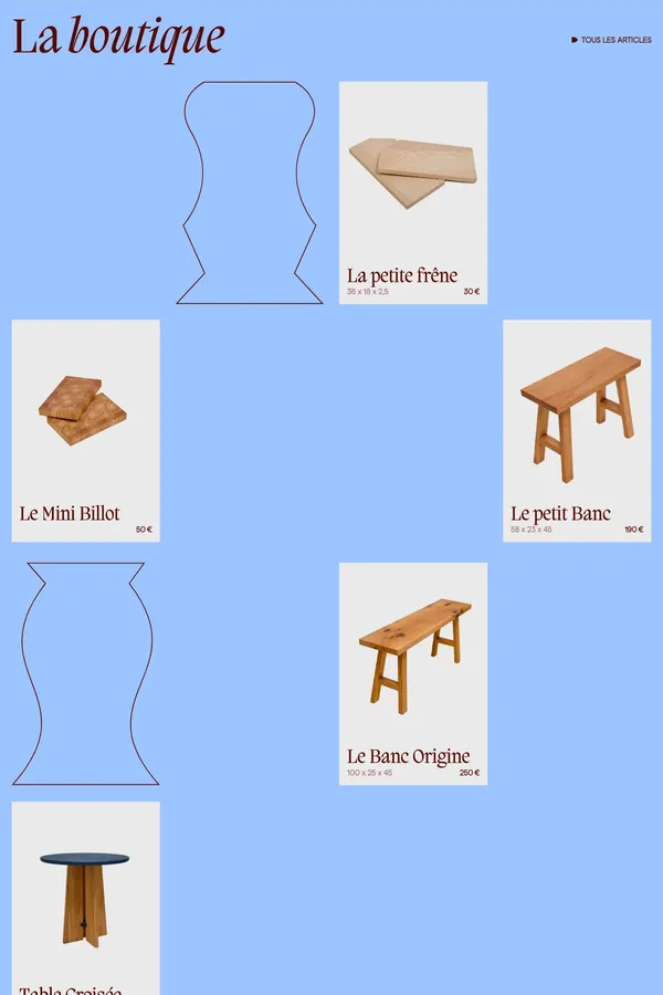 Caractère Bois | Ébénisterie d'Art & Créations Modernes - Portfolio design inspiration