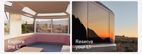Moving road trips to the electric age.  — Lightship - Landing design inspiration