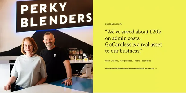 Online Payment Processing Solution | GoCardless - Landing design inspiration