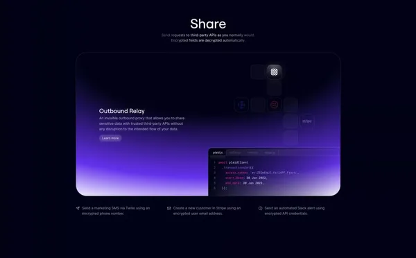 Encryption Platform — Evervault - Landing design inspiration
