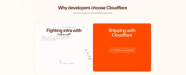 Cloudflare Workers AI - Edge AI Inference Platform - Landing design inspiration
