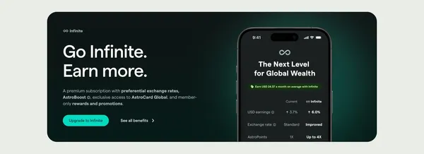 Global Payments, Cards & Accounts Without Borders - AstroPay - Landing design inspiration