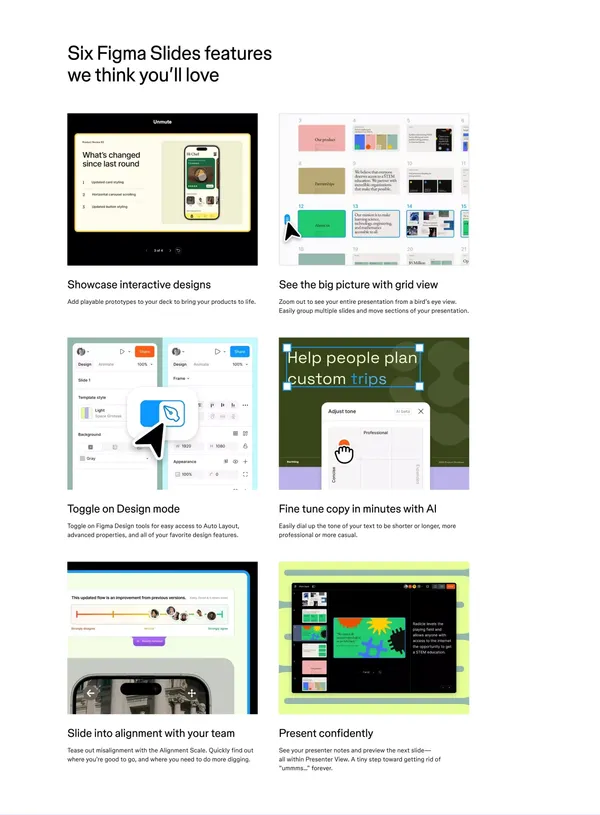 Figma Slides: Create Presentations & Slides for Every Occasion - Landing design inspiration