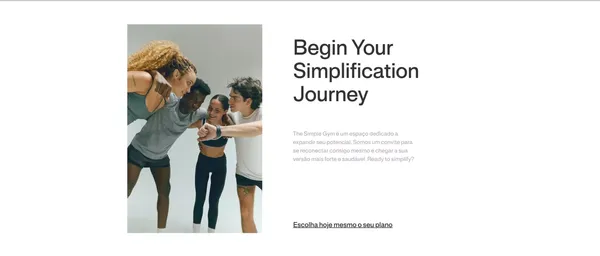 The Simple Gym | Seu novo jeito de se exercitar no Rio de Janeiro @thesimplegym - Landing design inspiration