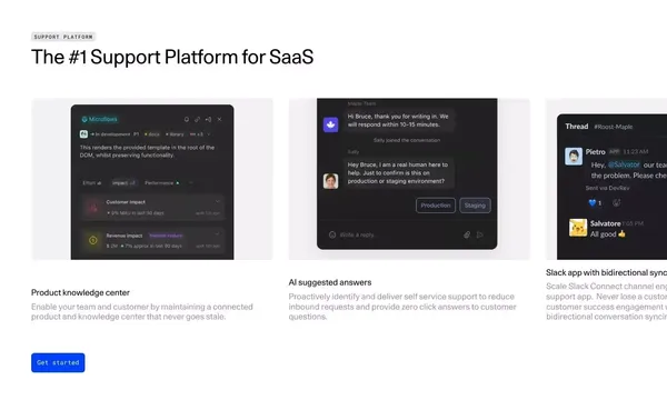 DevRev | Product Led Support - Landing design inspiration