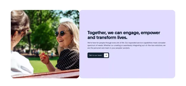 Spectrum.Life | Full spectrum care, for a full spectrum life. - Landing design inspiration