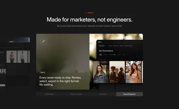 ChatLabs — AI Product Photography & Brand Creative Studio - Landing design inspiration