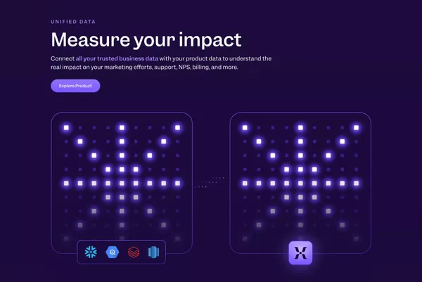 Mixpanel - Digital Analytics Platform - Landing design inspiration