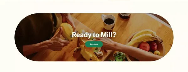 Mill: never waste food again - Landing design inspiration