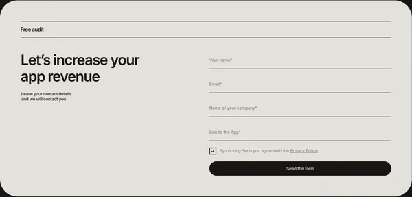 HunterMob — Mobile app marketing agency - Landing design inspiration