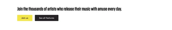 Independent Record Label & Music Distribution | amuse - Landing design inspiration