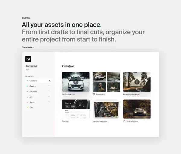 Project Management for Content Creation Teams - Landing design inspiration
