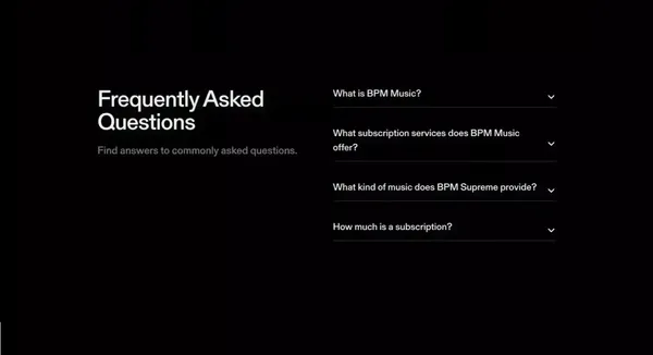 BPM Music | BPM - Landing design inspiration