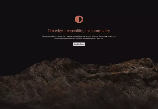 Hades Mining - Landing design inspiration