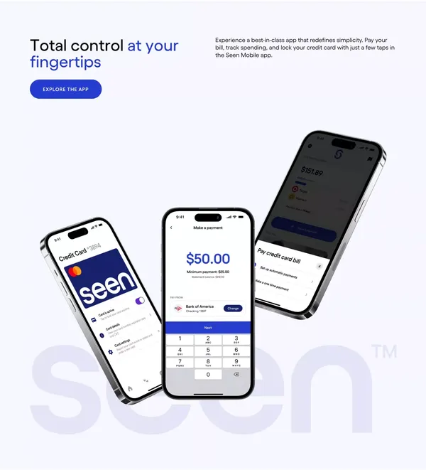 Seen | Build Credit with the Seen Mastercard Credit Card - Landing design inspiration