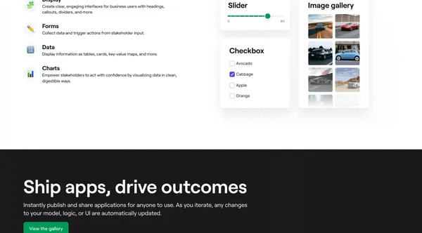 Baseten | Turn ML models into full-stack apps - Landing design inspiration