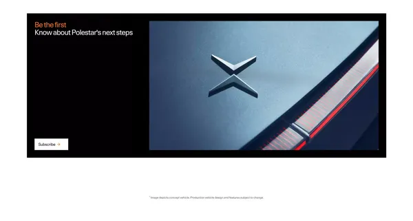 Polestar – Electric cars | Polestar - Landing design inspiration
